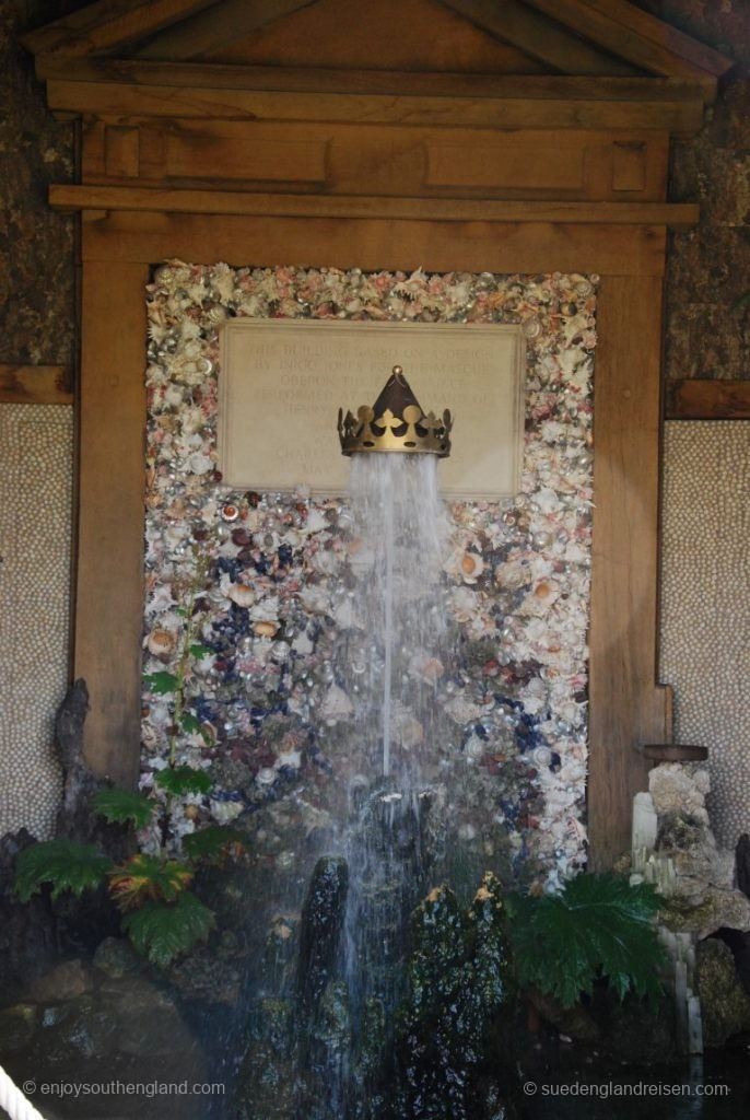 Shell Fountain at Arundel Castle Garden