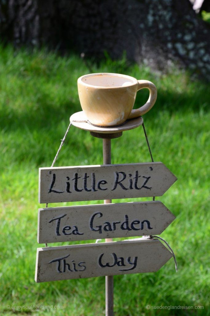The mini tea garden at Borde Hill