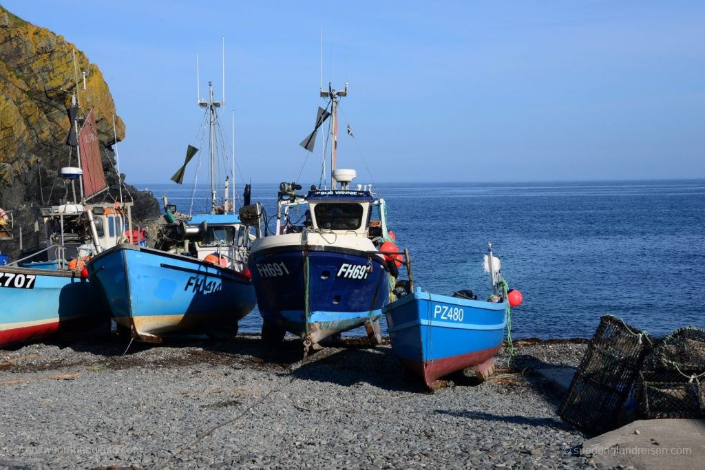 Was it a good catch today? End of the day at Cadgwith Harbour