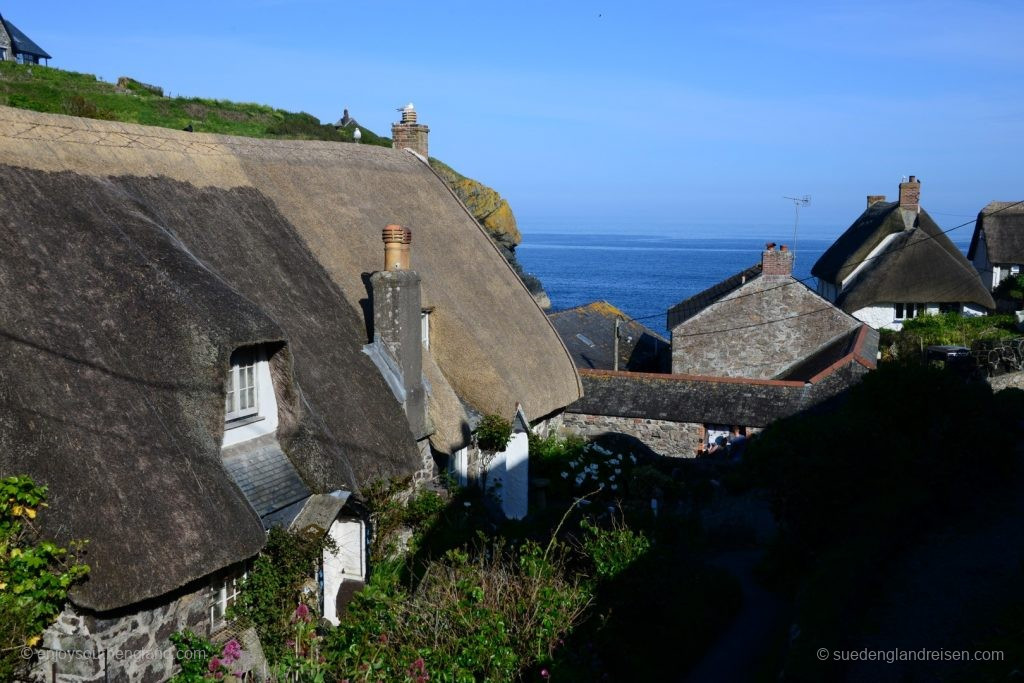 Cadgwith in Cornwall, a very typical old fishing village