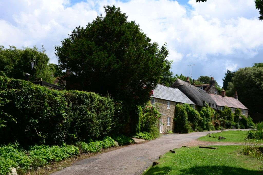 Calbourne on the Isle of Wight with its magnificent Winkle Street (and sheep-washing station)