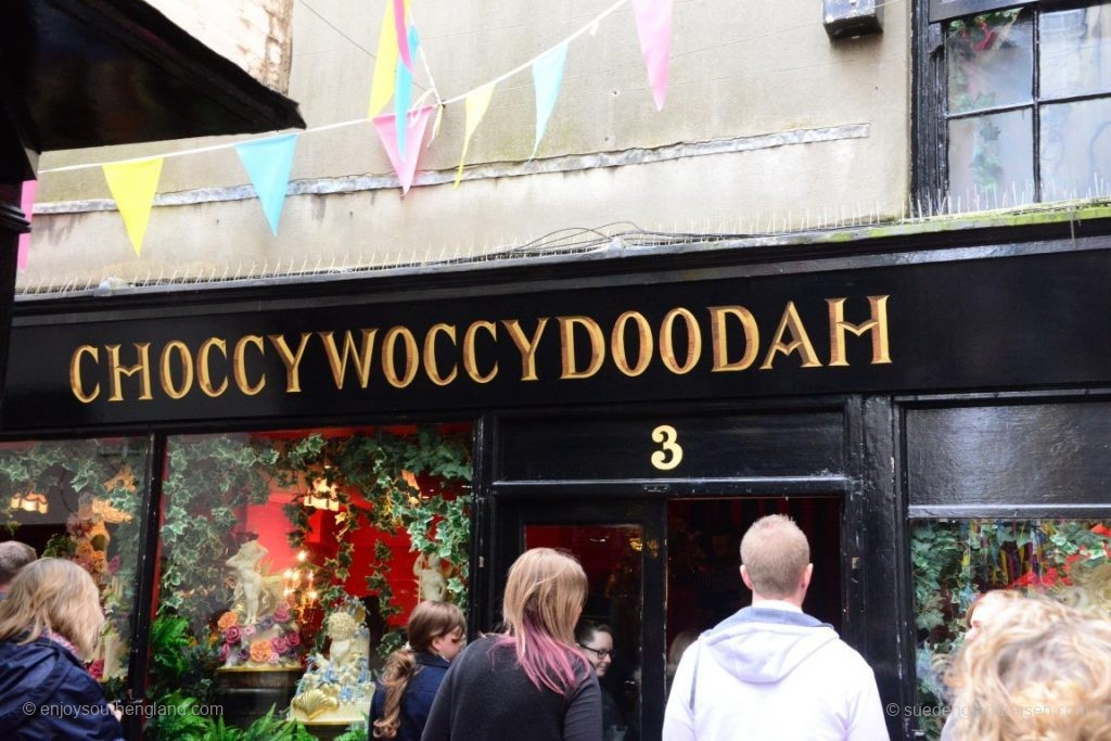 There are some pretty eccentric shops in the Lanes too – who can pronounce the name without getting it wrong?