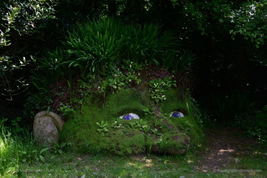 Giant’s Head in the Lost Gardens of Heligan
