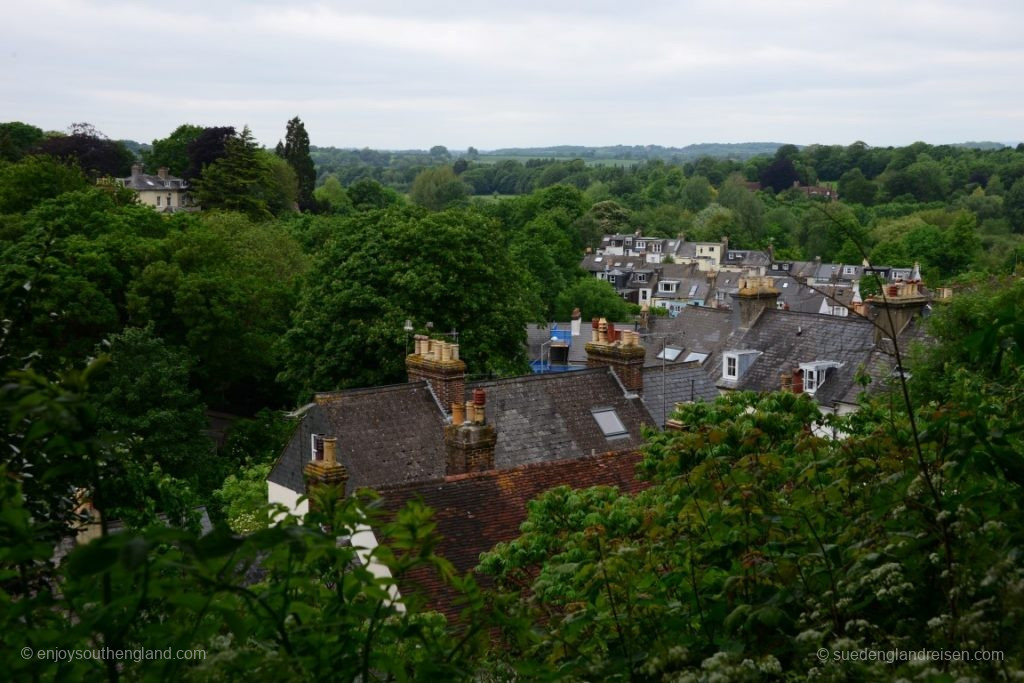 Lewes viewed from the Castle