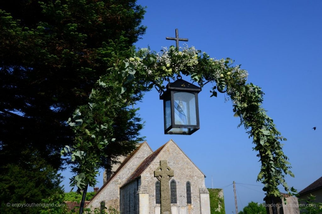 Entrance to the church – there was a wedding here yesterday