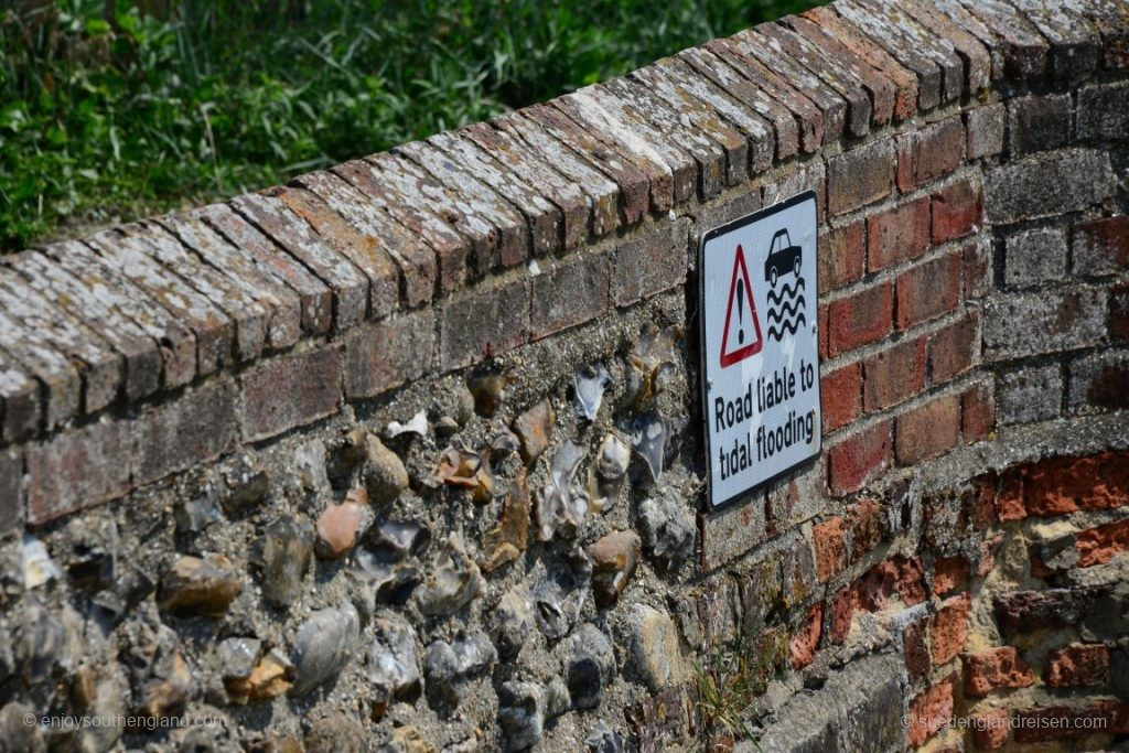 This sign in Bosham looks rather odd – but it should be taken seriously!