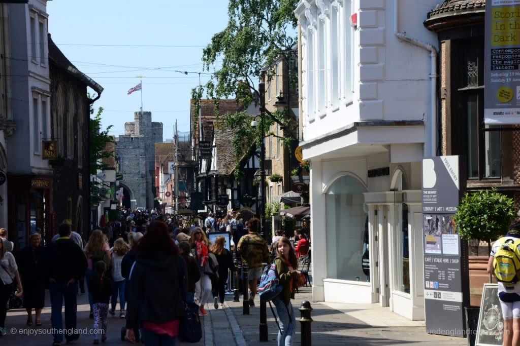 The Parade, the main street of the pedestrianised area