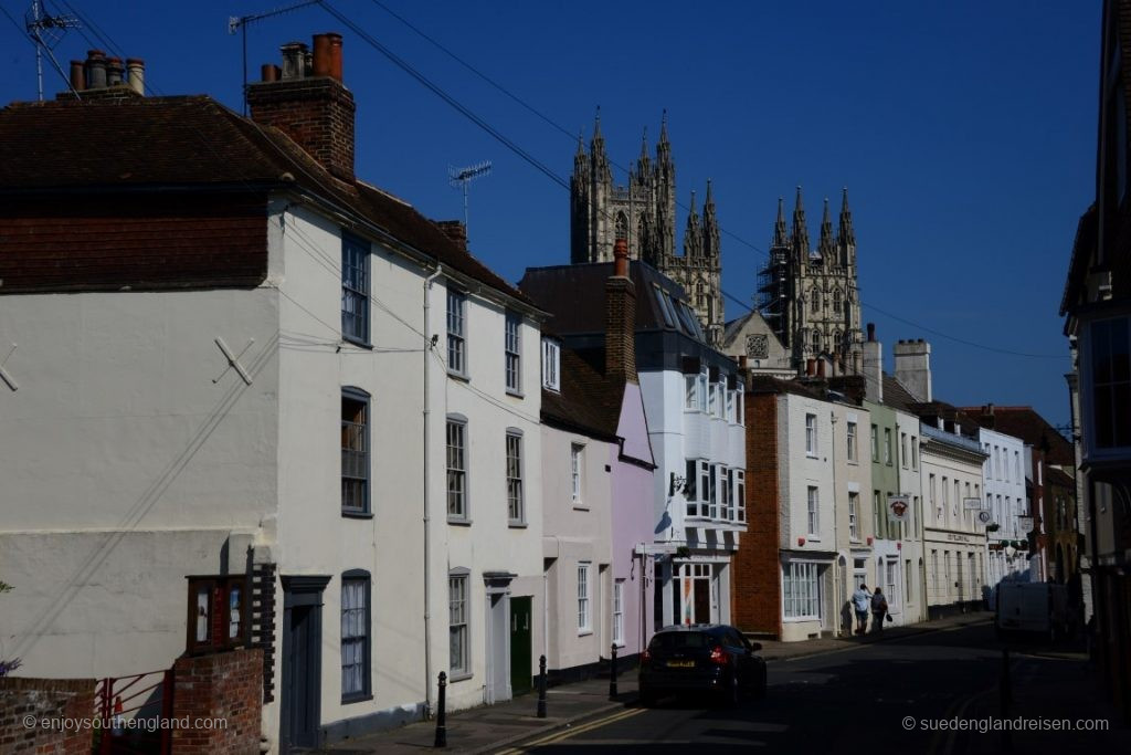 A row of houses in Canterbury