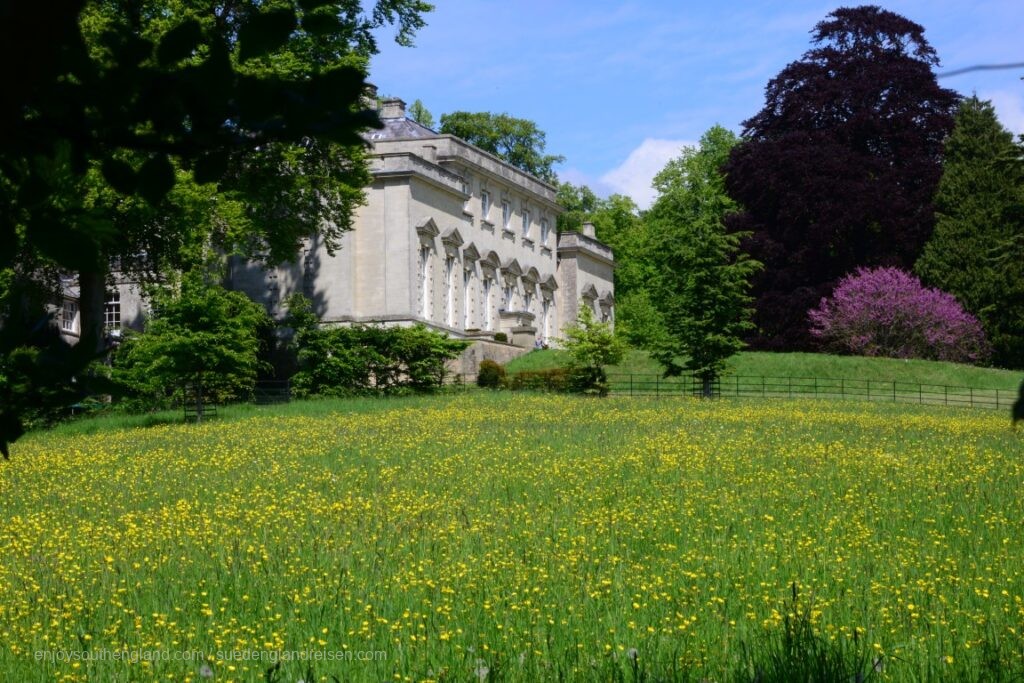 The manor house in Painswick Rococo Garden in Gloucestershire