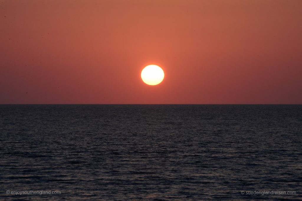 Ein geradezu perfekter Sonnenuntergang