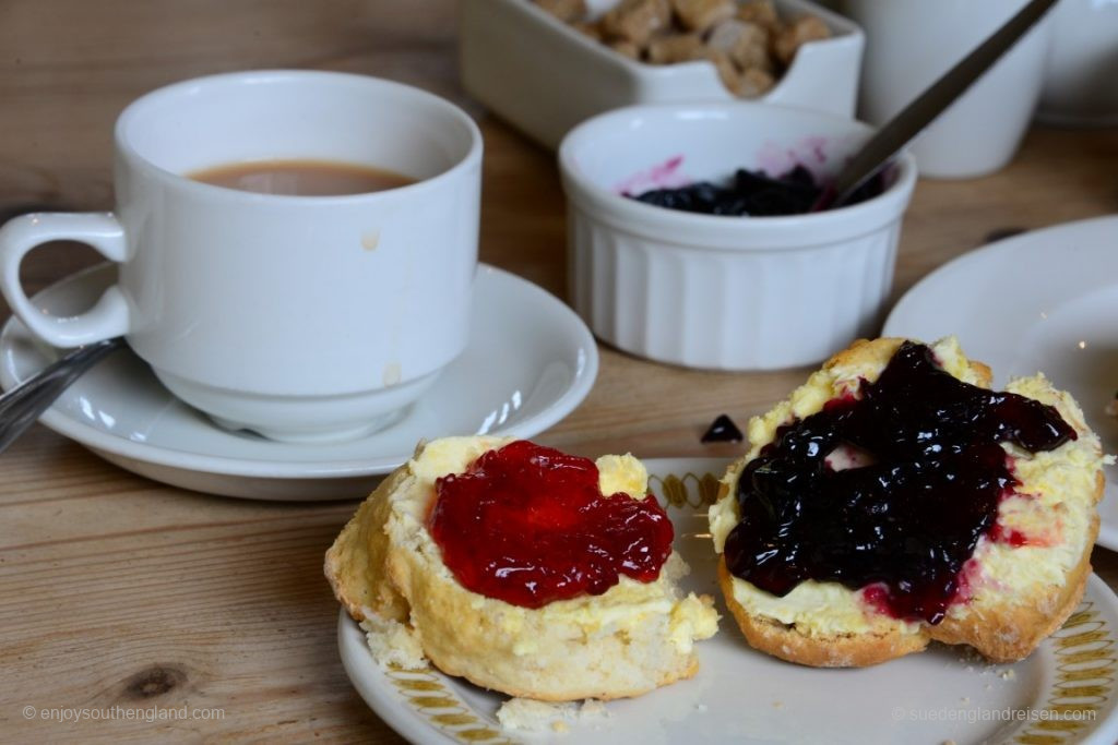 Scones with Clotted Cream and Jam.