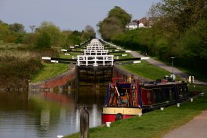 Caen Hill in Devizes, Wiltshire