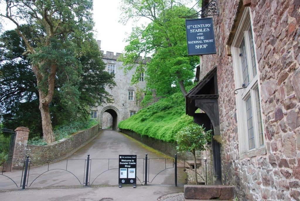 The path to Dunster Castle (Somerset)