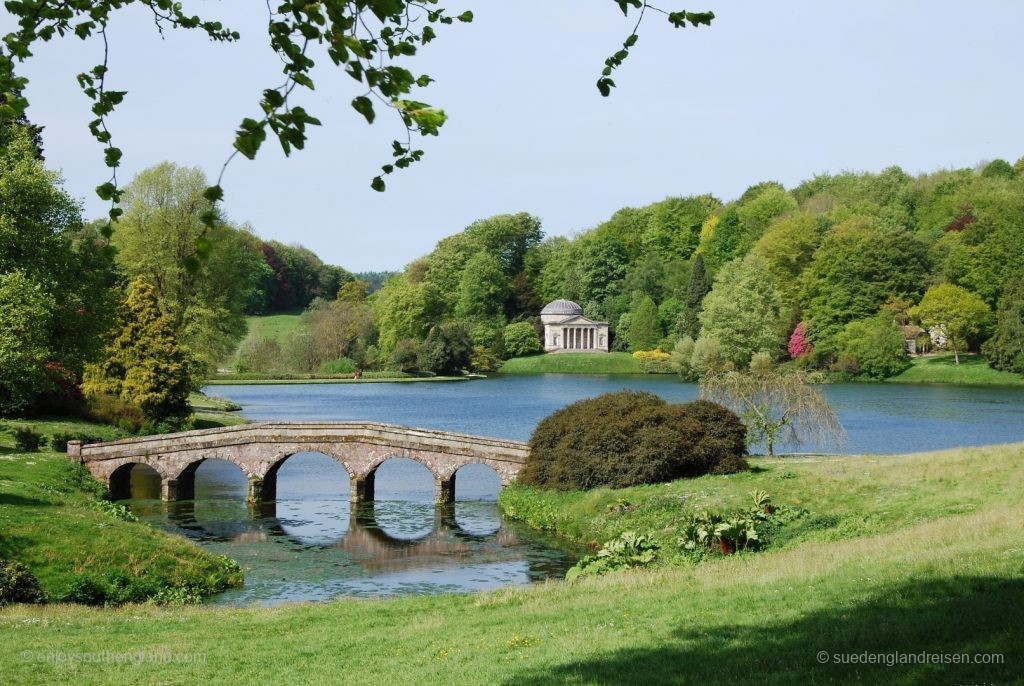 Stourhead with The Pantheon in the background