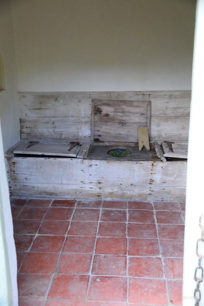 Fortunately, no longer in daily use: Old toilet in Kelmscott Manor
