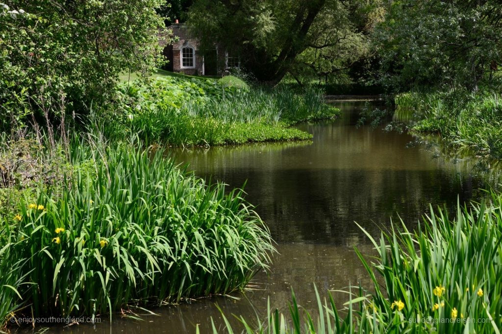 Newark Park – the lake below the house