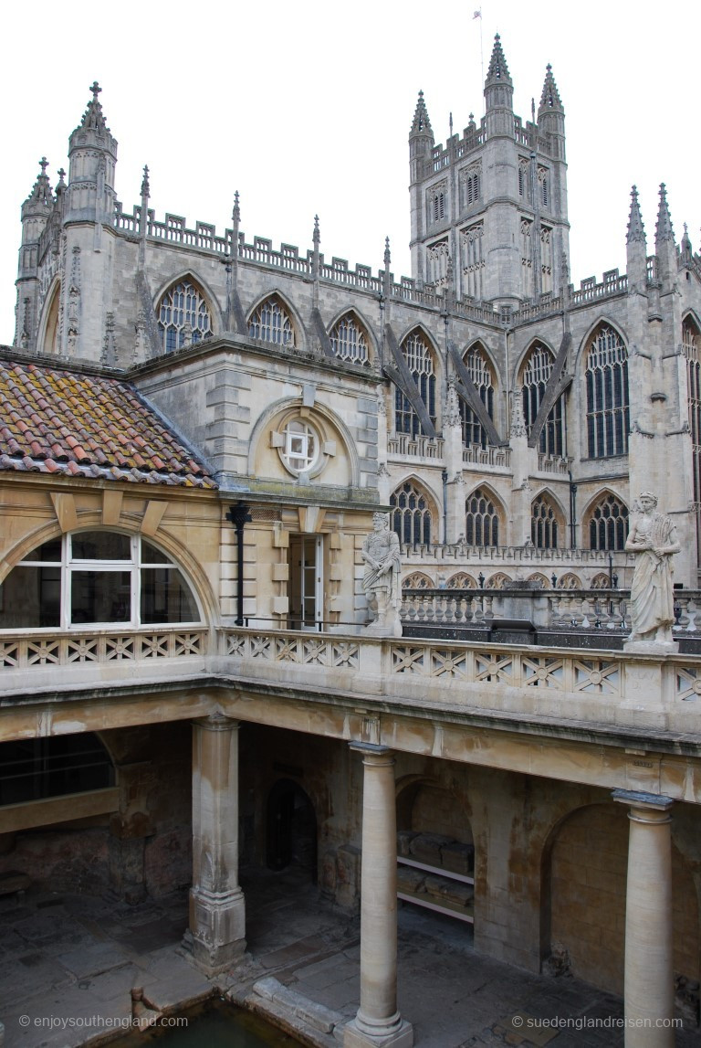 Roman Baths in Bath (Somerset) - From Kent to Cornwall