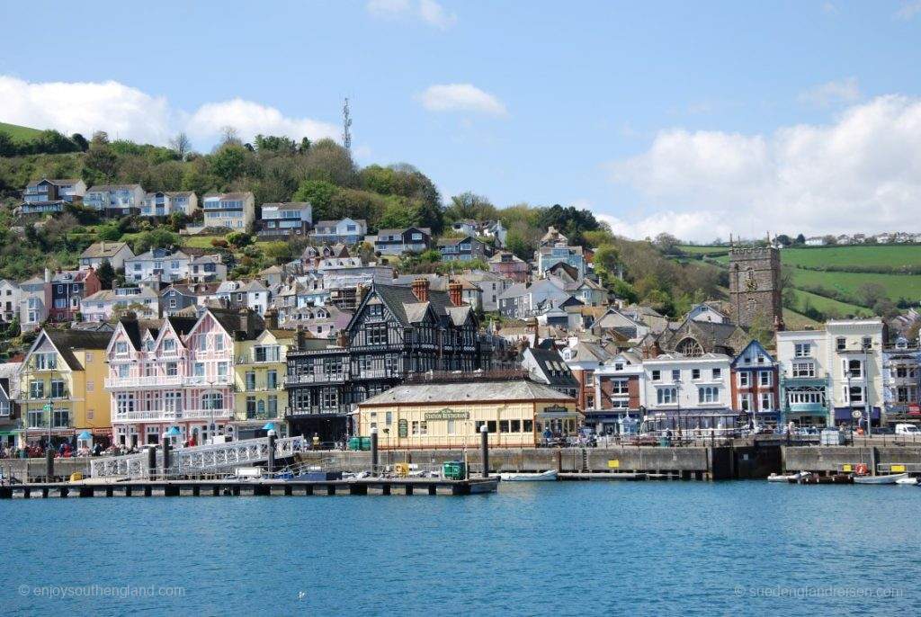 Looking back at Kingswear, which is across from Dartmouth