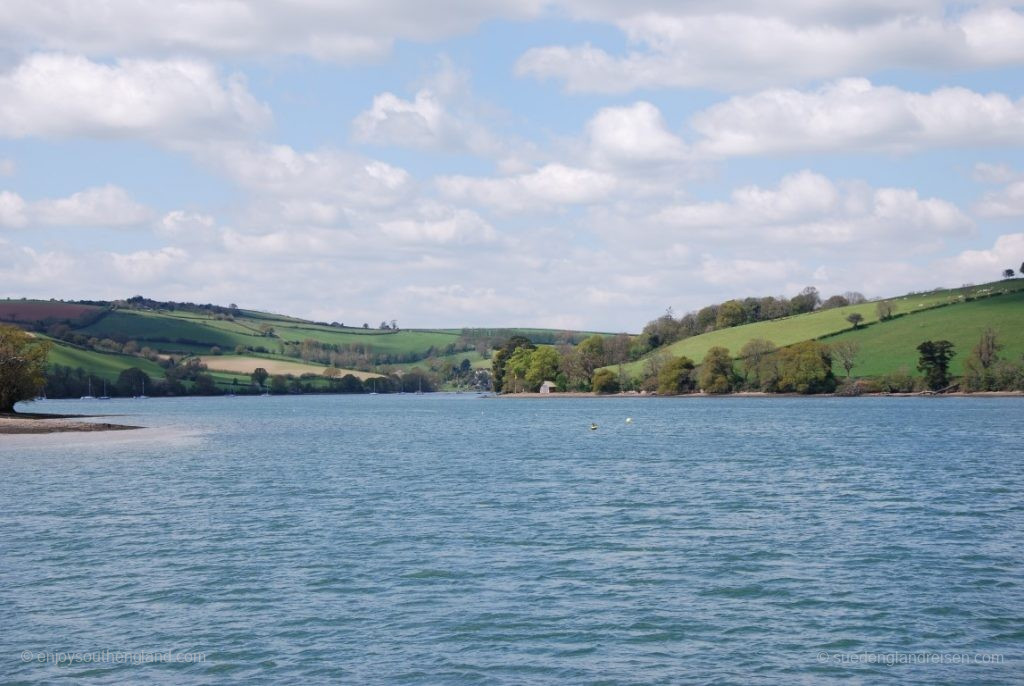 The River Dart is still wide, but that will change soon
