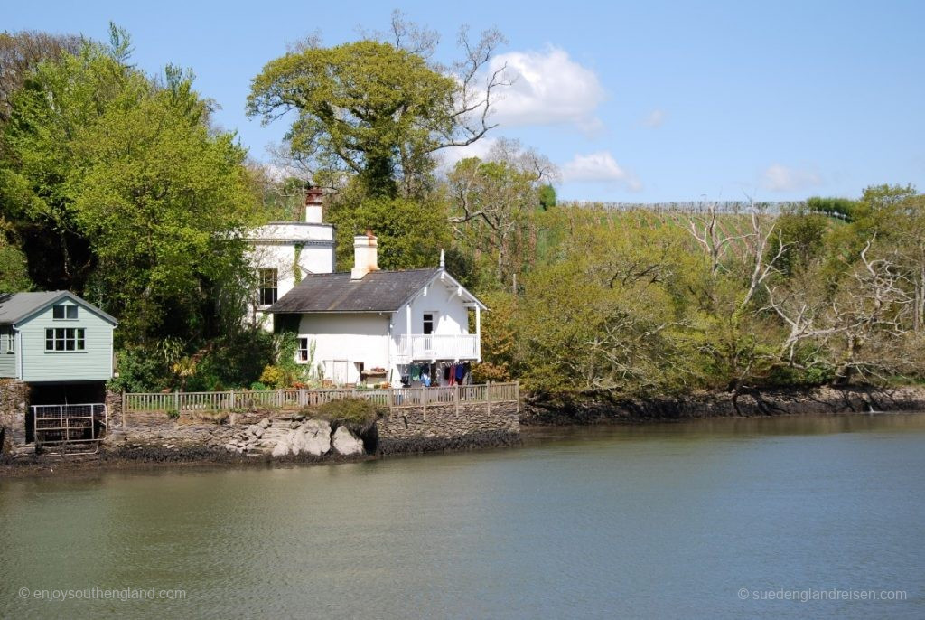 A boathouse on the River Dart…