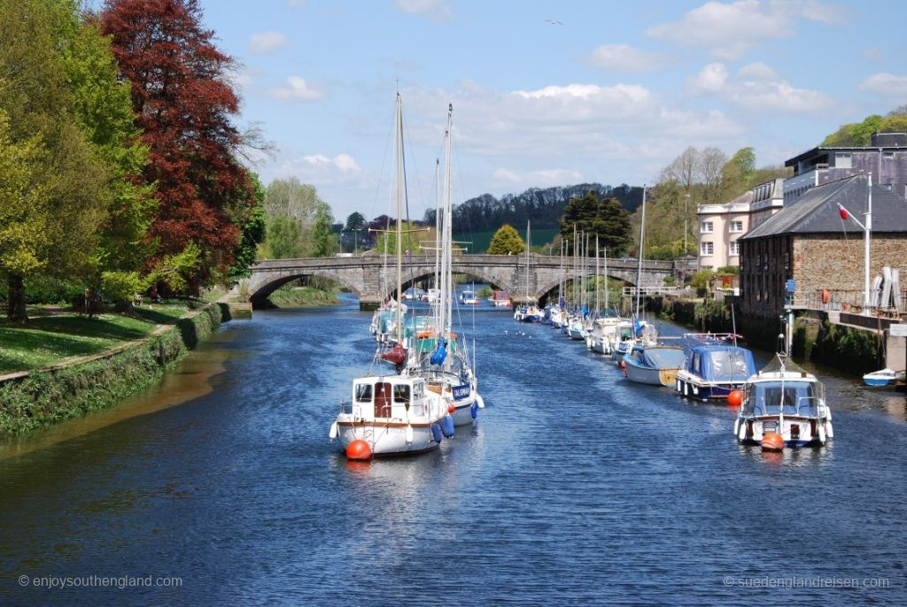 Totnes is also a town for water sports – albeit very dependent on the tides.