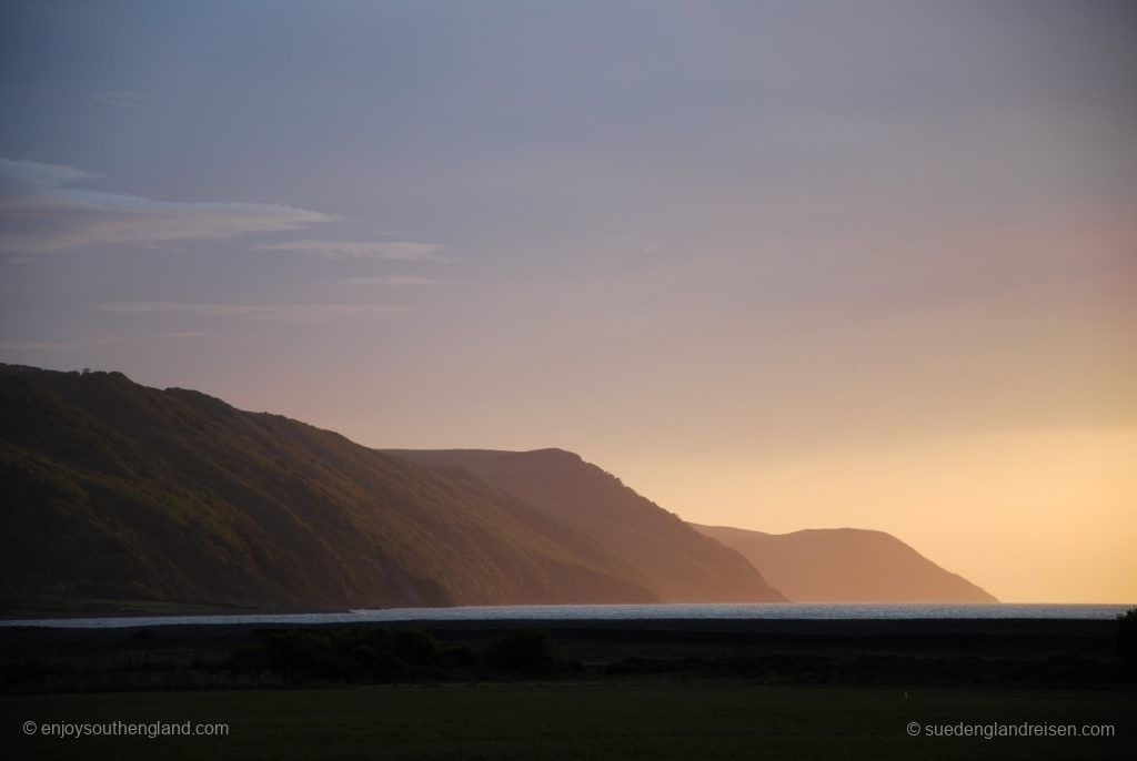 Sunset at Bossington Beach