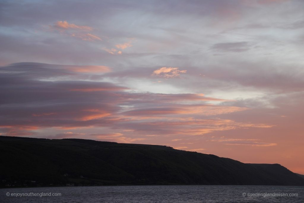 View from Bossington Beach