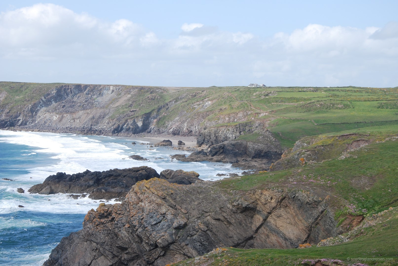 On the coast at The Lizard Peninsula