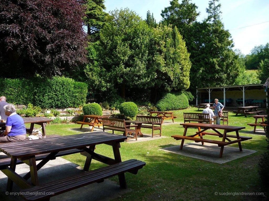 Tea garden in Litlington