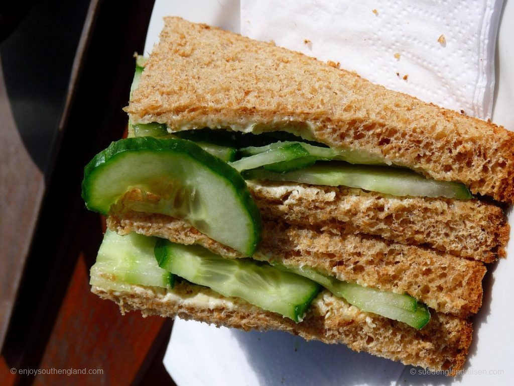 Cucumber Sandwich in Litlington Tea Garden (East Sussex)