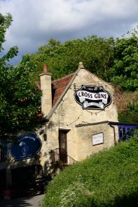 The Cross Guns Pub in Avoncliff near Bradford-on-Avon (Wiltshire)