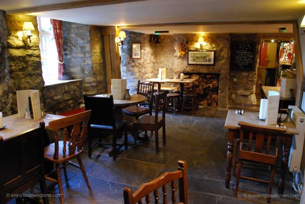 In the old part of the OLD INN in Widecombe-in-the-Moor