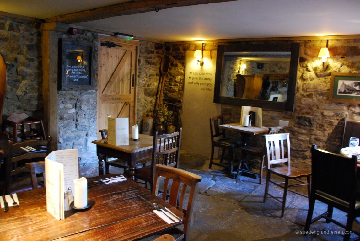In the old part of the OLD INN in Wedecombe-in-the-Moor