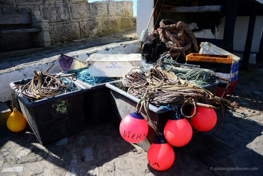 Lyme Regis - Everything is ready for the next fishing trip