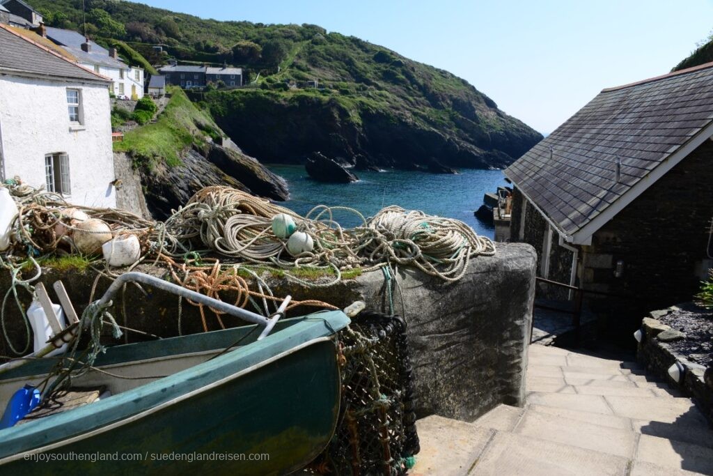 Portloe, one of Cornwall's quieter and more traditional fishing villages