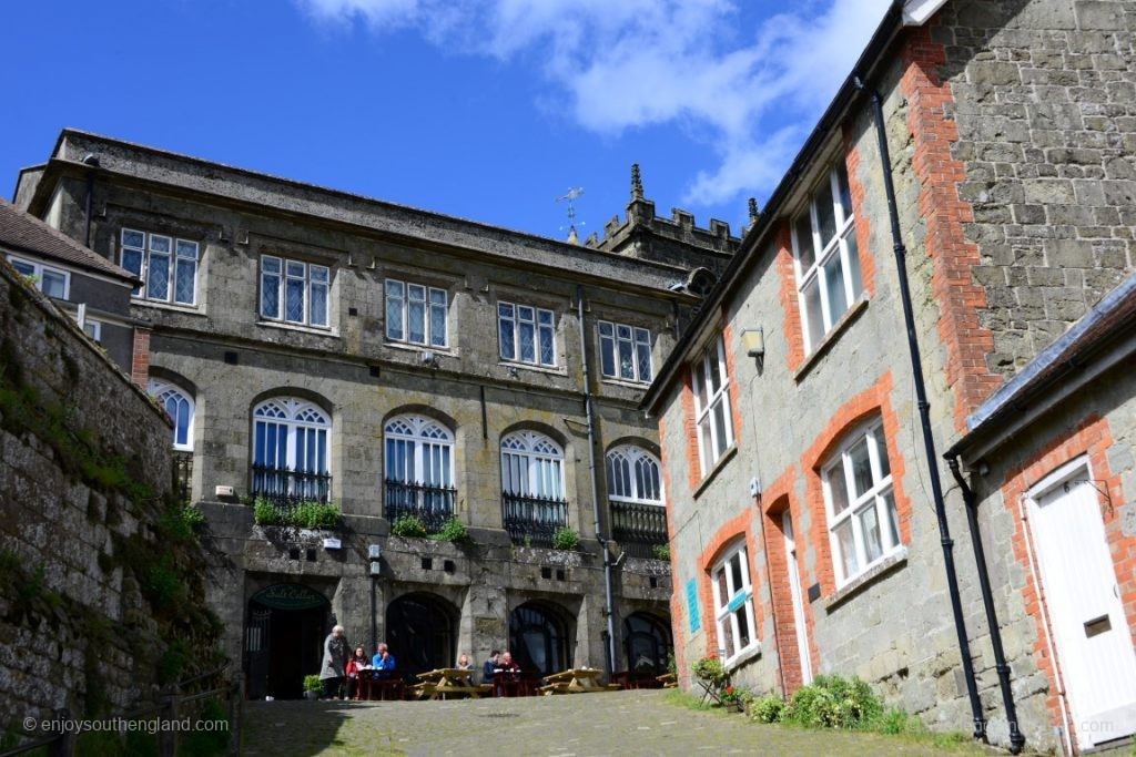 View up Gold Hill