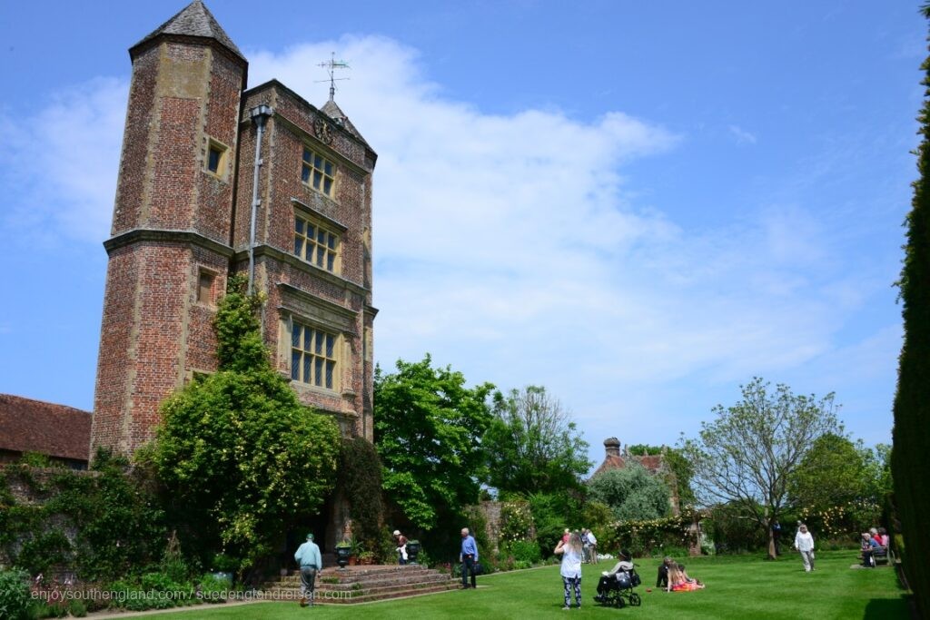 A rather busy garden: Sissinghurst Castle in Kent