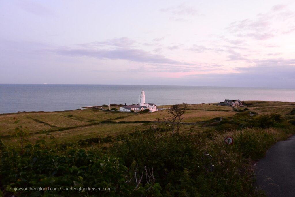 St. Catherine's Lighthouse (Isle of Wight) in the evening