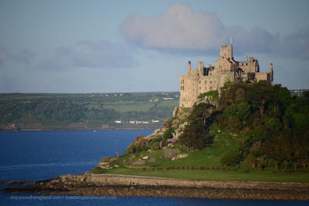 St. Michael Mount in Cornwall is located not far from Penzance