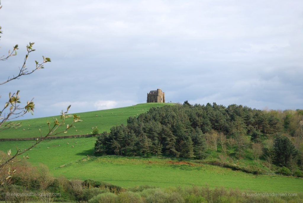 St. Catherine's Chapel towers over Abbotsbury
