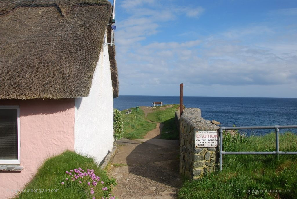 Looking into the distance at Cadgwith