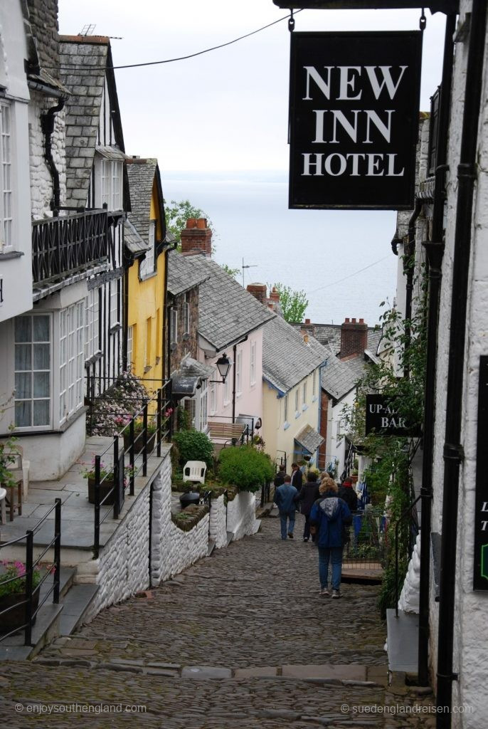 Clovelly - the steep Main Street