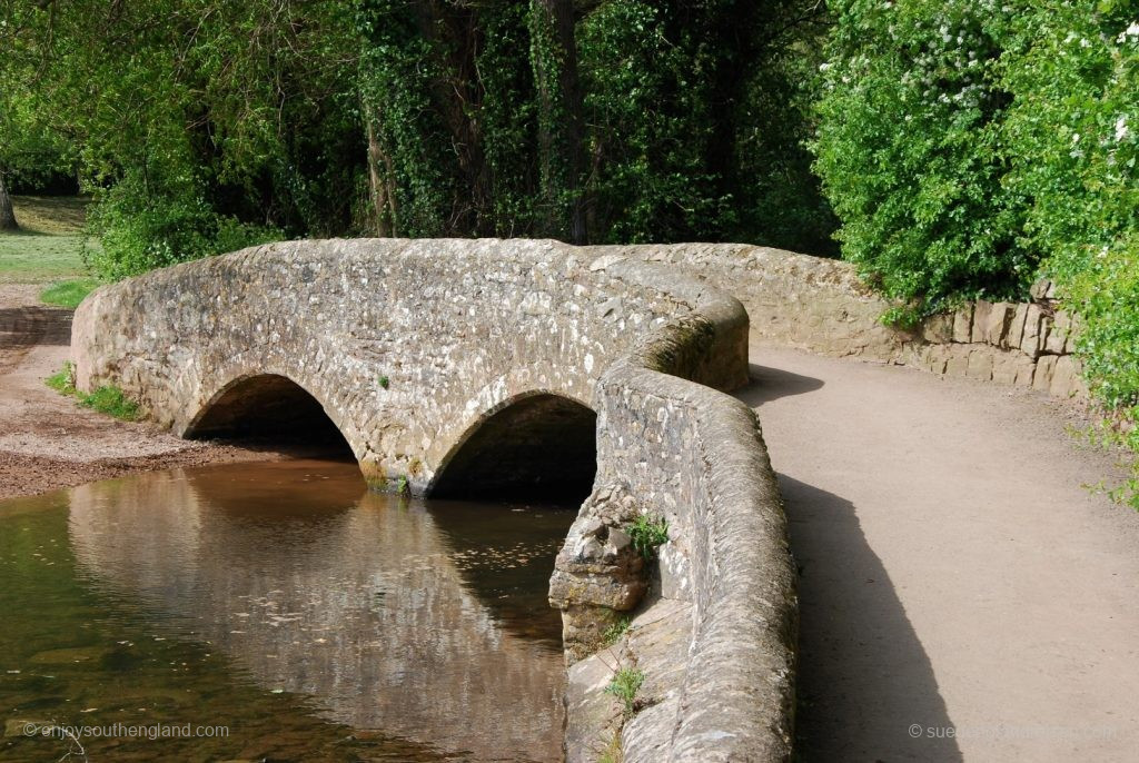 The 15th-century Gallox Bridge in Dunster