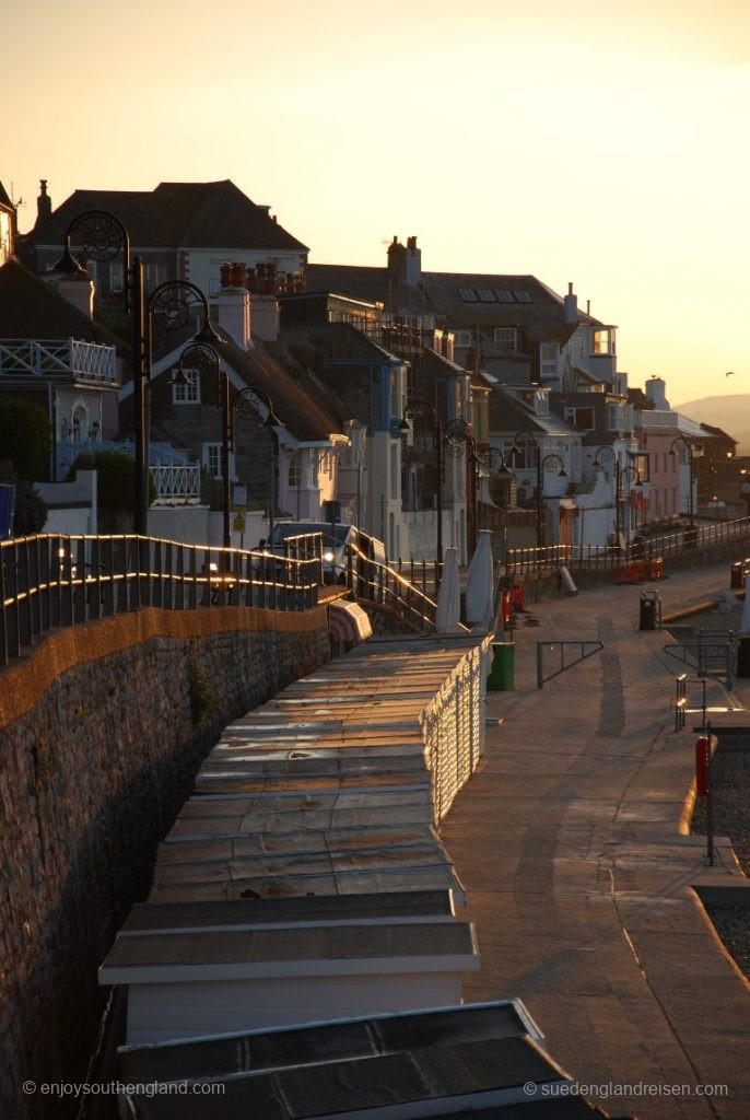 Lyme Regis in early morning light