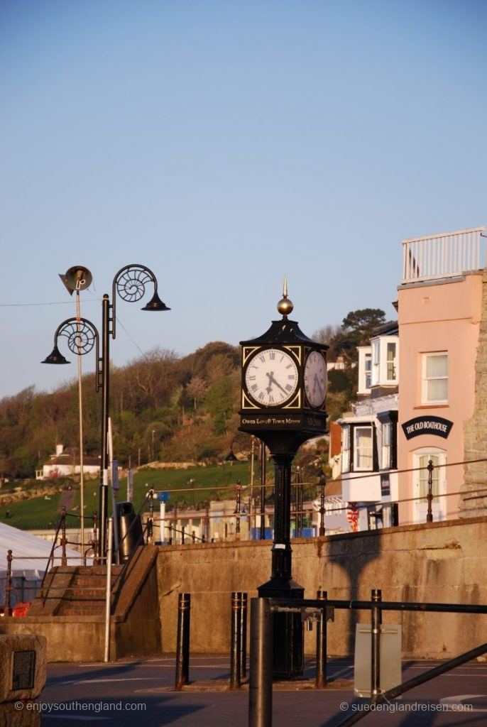 Lyme Regis in morning light