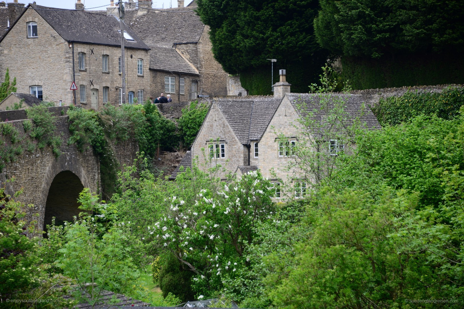 Bridge over the moat at Tetbury