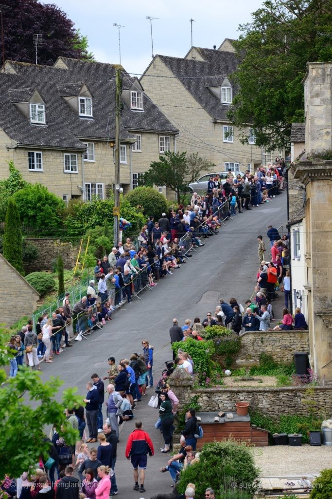 The course for the Woolsack Race is quite steep!