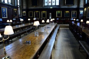 Oxford - Harry Potter Dining Room at a College (Oxfordshire)