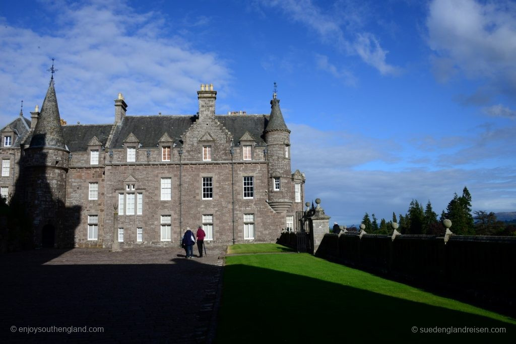 Drummond Castle (which is not open to the public)