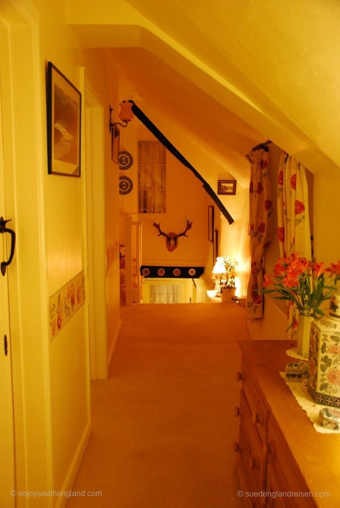 Inside The Tudor Cottage in Bossington
